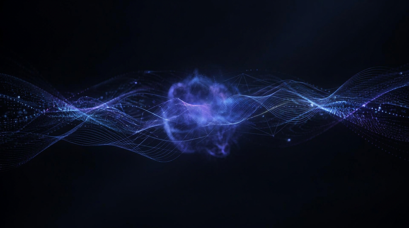 Luminous quantum wave connecting governance data and controls